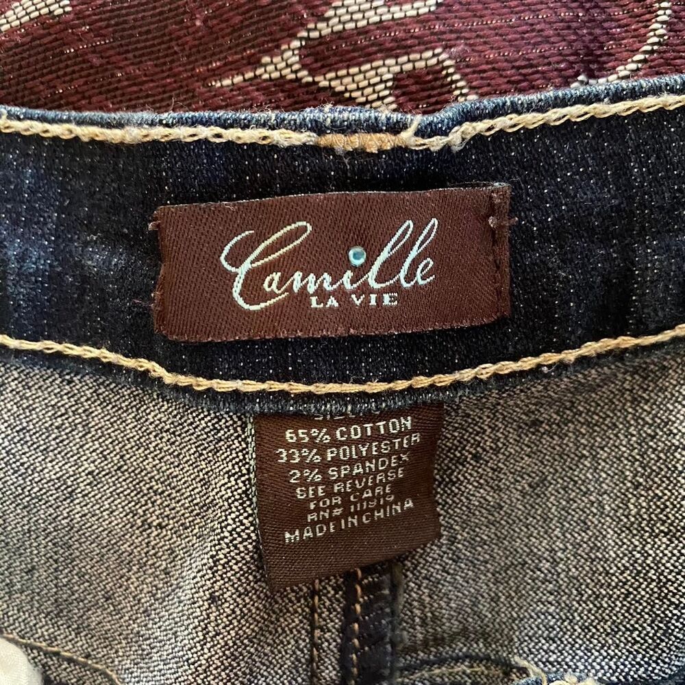 Unbranded Women's Black and Navy Jeans - Picture 7 of 8